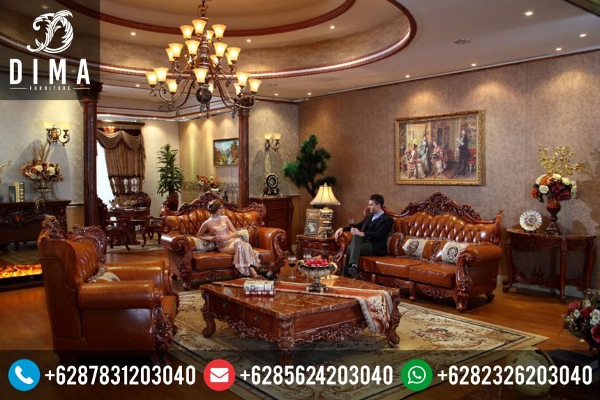 Furniture Jepara Set Kursi Sofa Tamu Mewah Jati Murah ST-0039
