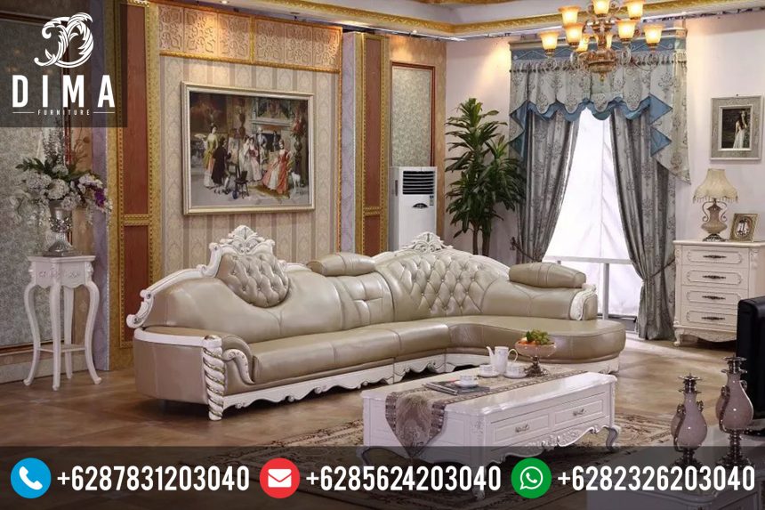 Furniture Jepara Set Sofa Kursi Tamu Sudut L Terbaru Murah ST-0045