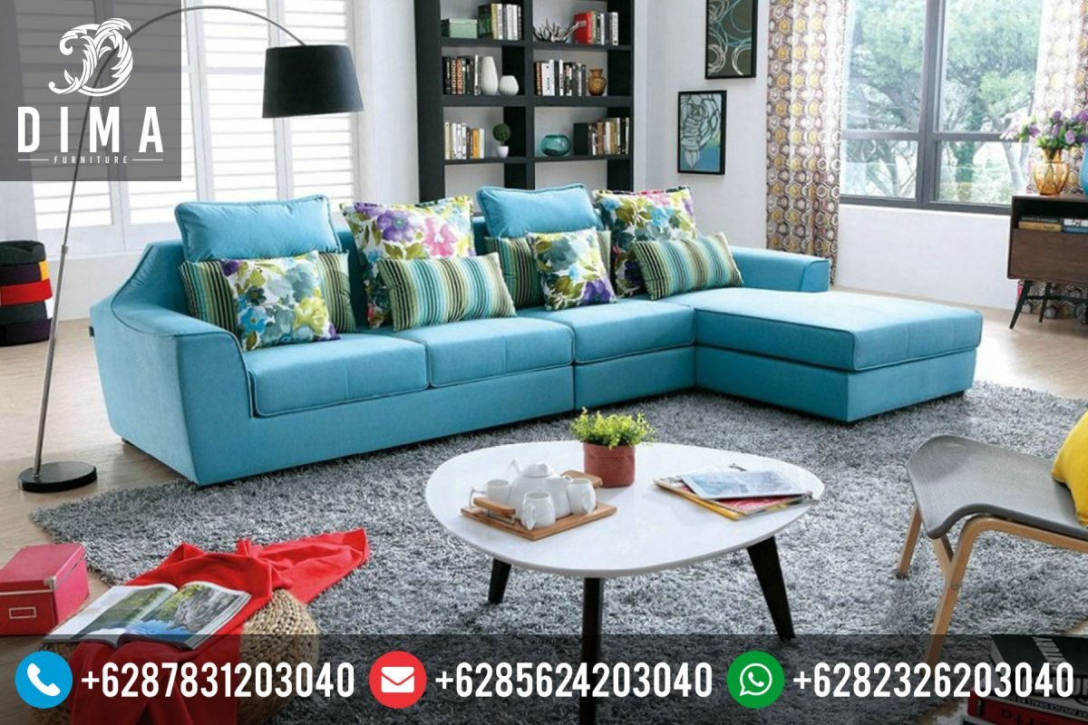 Mebel Jepara Set Sofa Tamu Sudut L Minimalis Terbaru Murah ST-0043