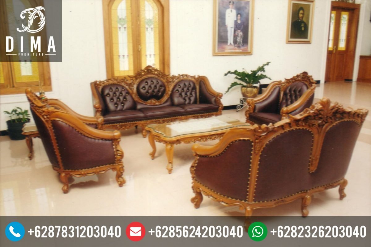 Set Kursi Sofa Tamu Jati Ganesa Mewah Terbaru STJ-0010 — Set Kursi Sofa Tamu Jati Ganesa Mewah Terbaru STJ-0010
