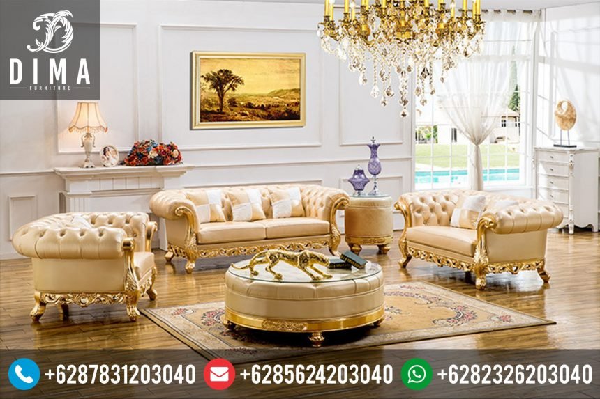 Set Kursi Sofa Tamu Mewah Klasik Duco Terbaru ST-0030