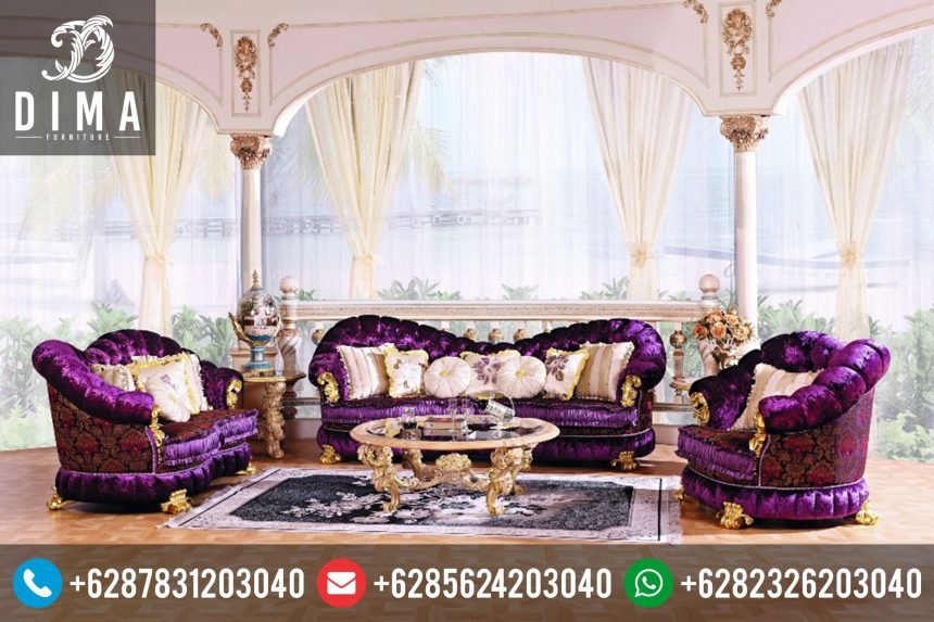 Set Kursi Sofa Tamu Mewah Klasik Terbaru Ukiran Jepara ST-0036