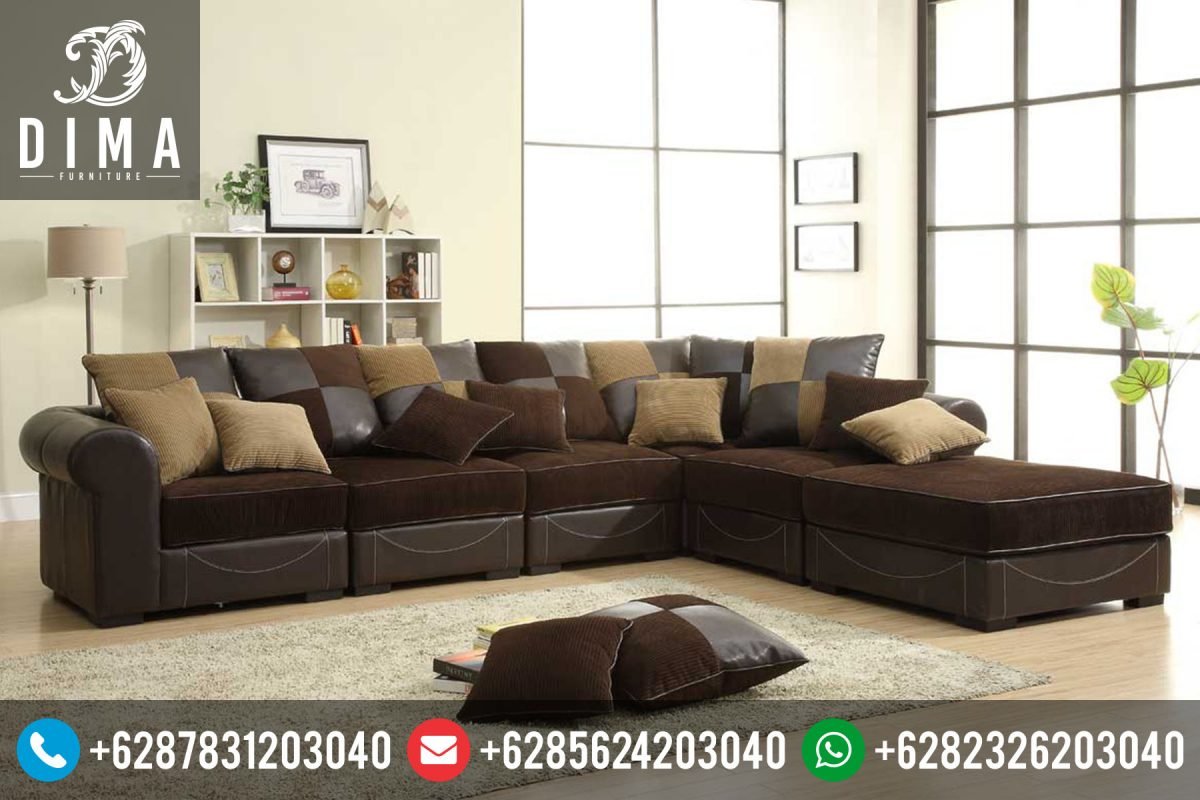 Set Sofa Tamu Sudut L Minimalis Modern Terbaru Murah ST-0018 — Set Sofa Tamu Sudut L Minimalis Modern Terbaru Murah ST-0018