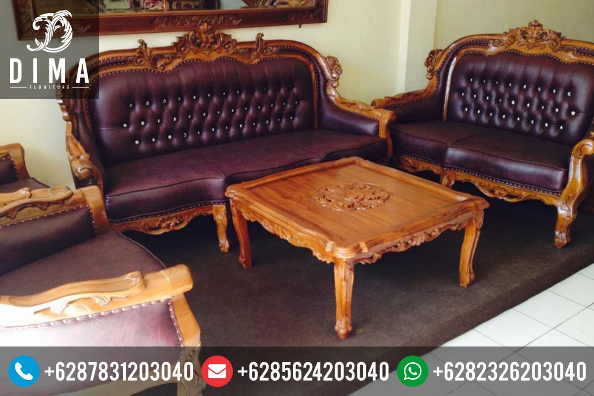 Kursi Tamu Jati Mewah Murah Terbaru Ukir Jepara ST-0084