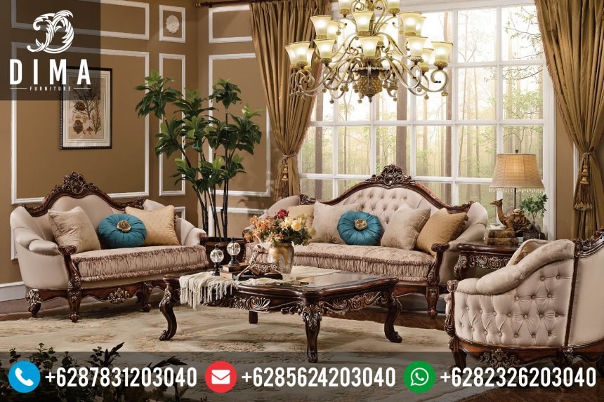 Mebel Jepara Set Sofa Kursi Tamu Klasik Mewah Terbaru Murah ST-0061