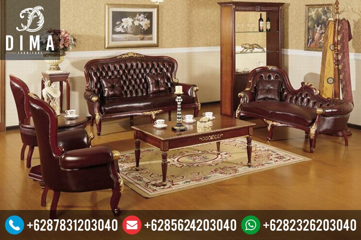 Mebel Ruang Tamu Set Kursi Sofa Tamu Klasik Mewah Terbaru ST-0065