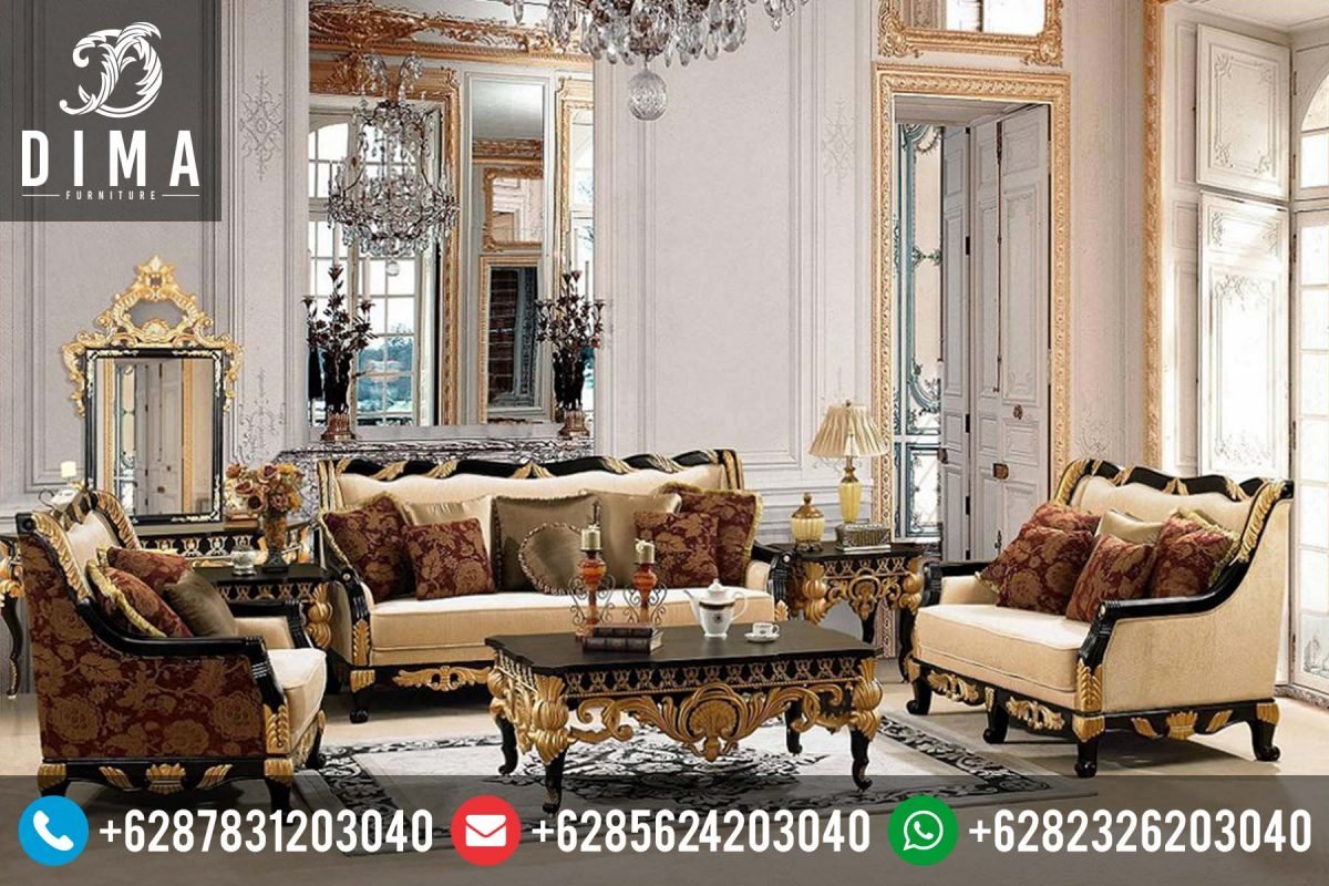 Set Kursi Sofa Tamu Klasik Mewah Murah Terbaru Duco Hitam Emas ST-0103 — Set Kursi Sofa Tamu Klasik Mewah Murah Terbaru Duco Hitam Emas ST-0103