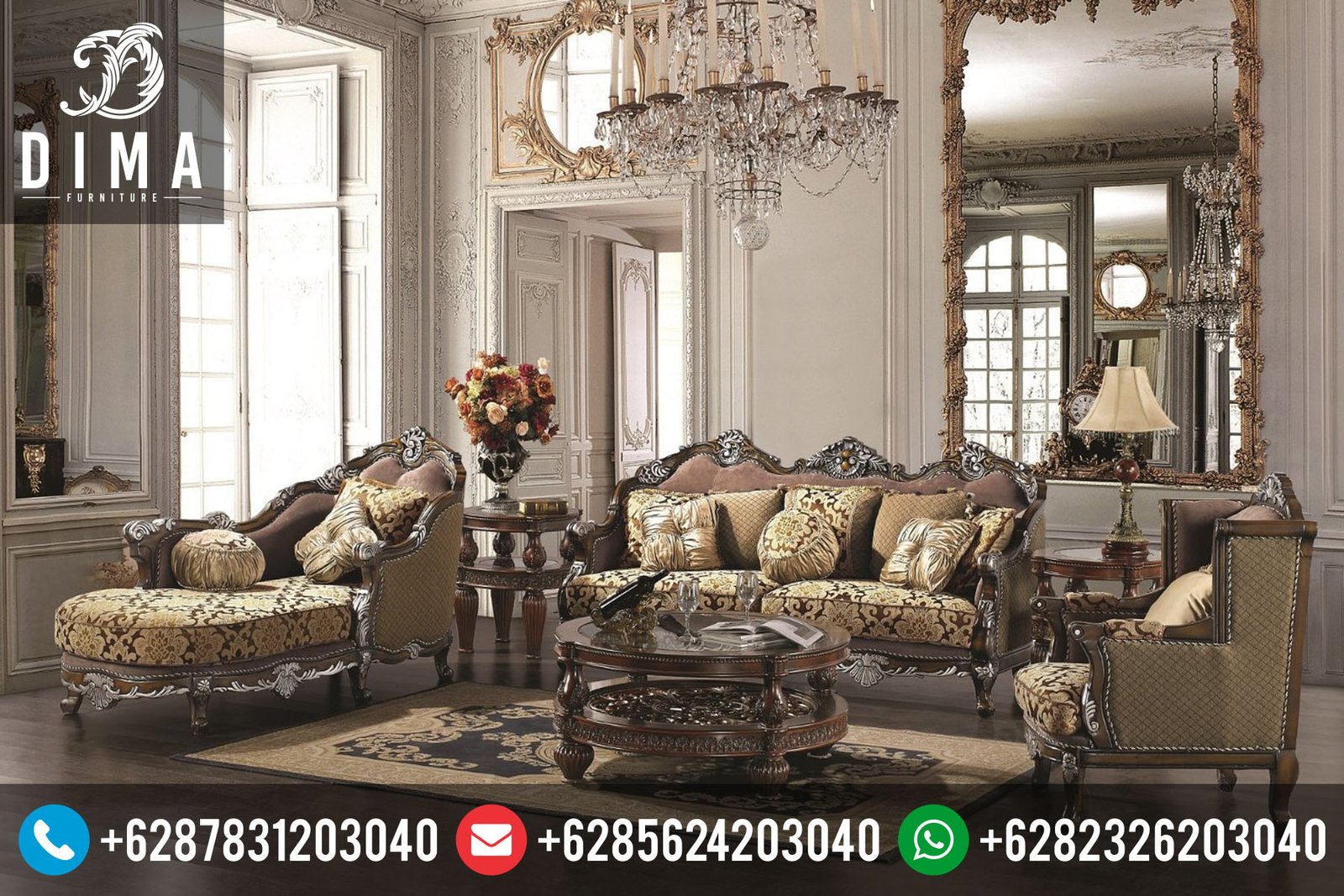 Set Kursi Sofa Tamu Klasik Mewah Terbaru Ukir Jepara ST-0059 Set Kursi Sofa Tamu Klasik Mewah Terbaru Ukir Jepara ST-0059