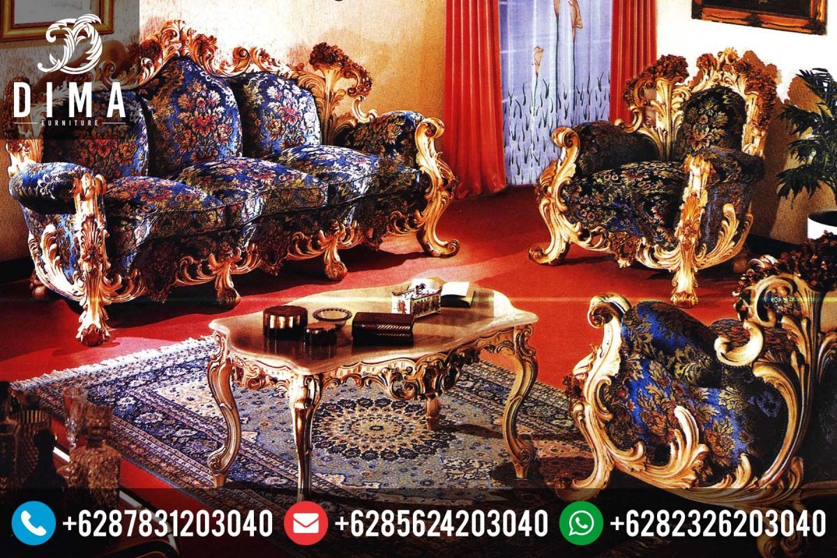 Set Kursi Sofa Tamu Mewah Klasik Ukir Jepara Terbaru Murah ST-0064