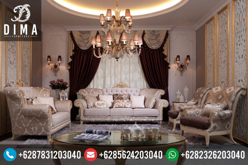 Sofa Tamu Mewah Ukir Jepara Terbaru Murah ST-0077