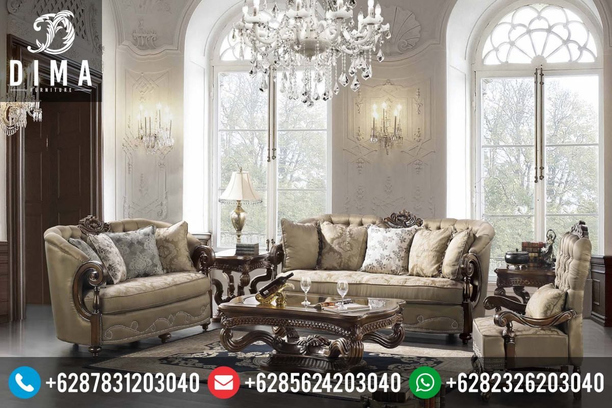 Sofa Tamu Minimalis Klasik Terbaru Ukir Jepara Natural ST-0083 Sofa Tamu Minimalis Klasik Terbaru Ukir Jepara Natural ST-0083