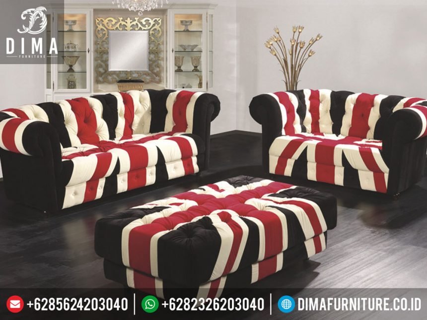 ST-0254 Set Kursi Sofa Tamu Minimalis Modern Mewah Vintage Terbaru