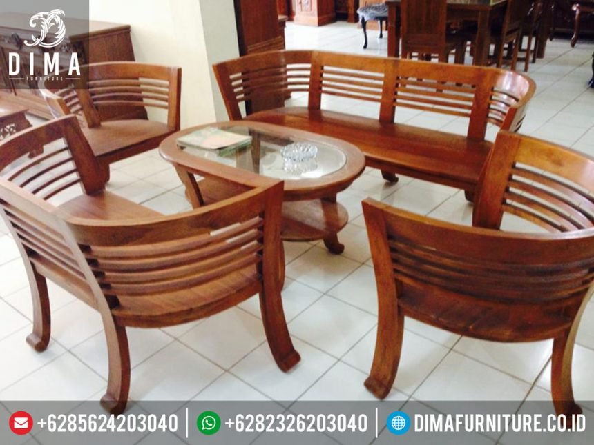 ST-0259 Kursi Teras Jati Minimalis Cantik Terbaru Jepara