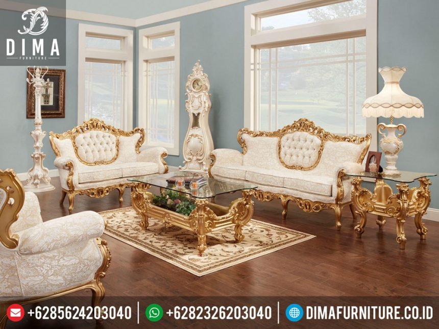 ST-0263 Mebel Mewah Jepara Set Kursi Tamu European Living Room