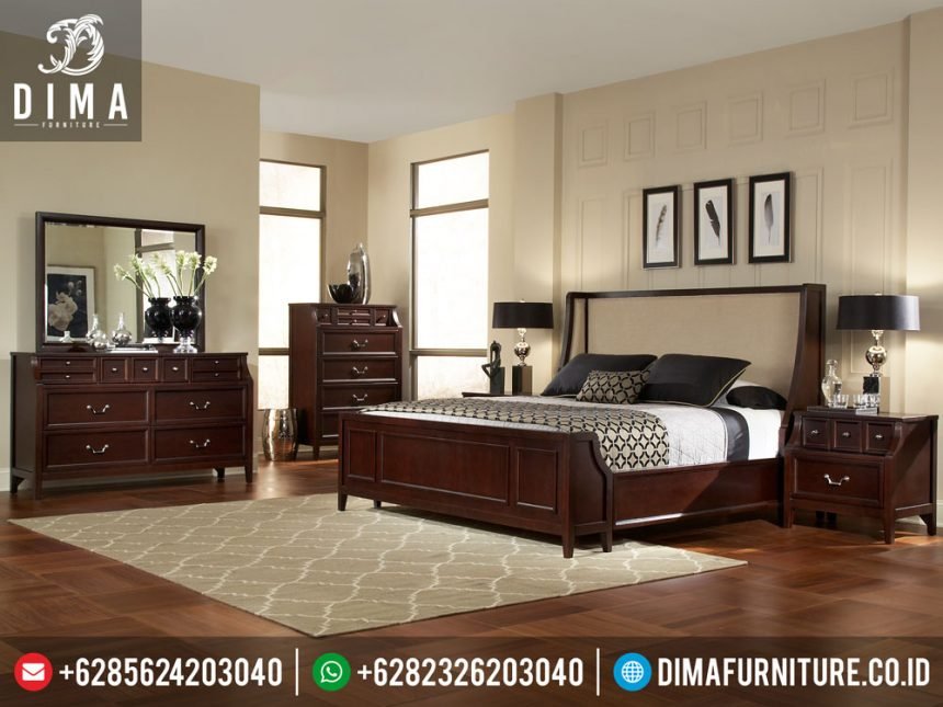 ST-0266 Mebel Minimalis Mewah Jepara Kamar Set Newport Natural