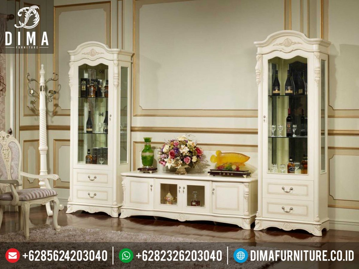 Bufet TV Jepara Minimalis, Set Bufet TV Minimalis Terbaru, Bufet TV Lemari Hias Mewah ST-0337