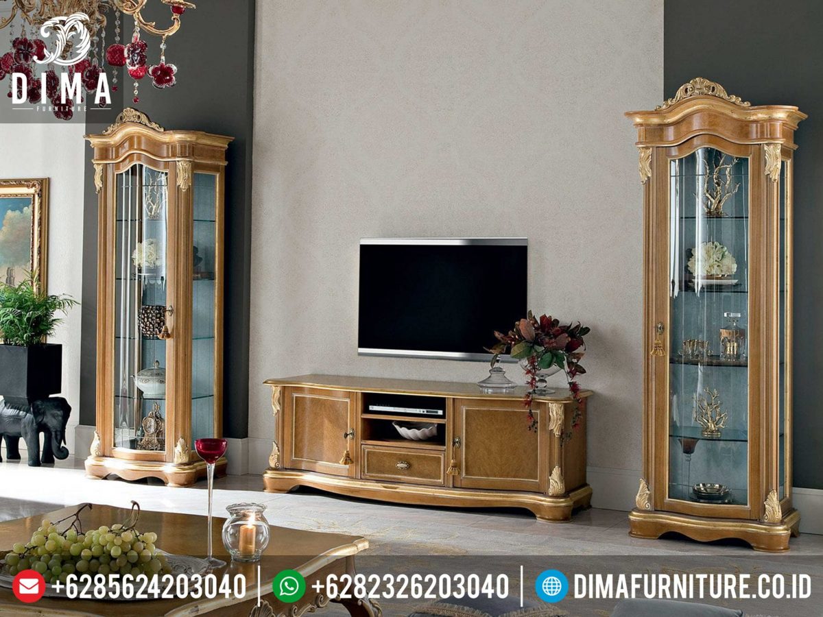Bufet TV Mewah Minimalis, Buffet TV Jepara Terbaru, Lemari Hias Buffet TV Minimalis ST-0336