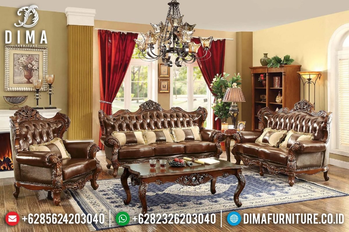 Sofa Kursi Tamu Jepara Mewah Jati Terbaru Jeriko ST-0393 Sofa Kursi Tamu Jepara Mewah Jati Terbaru Jeriko ST-0393