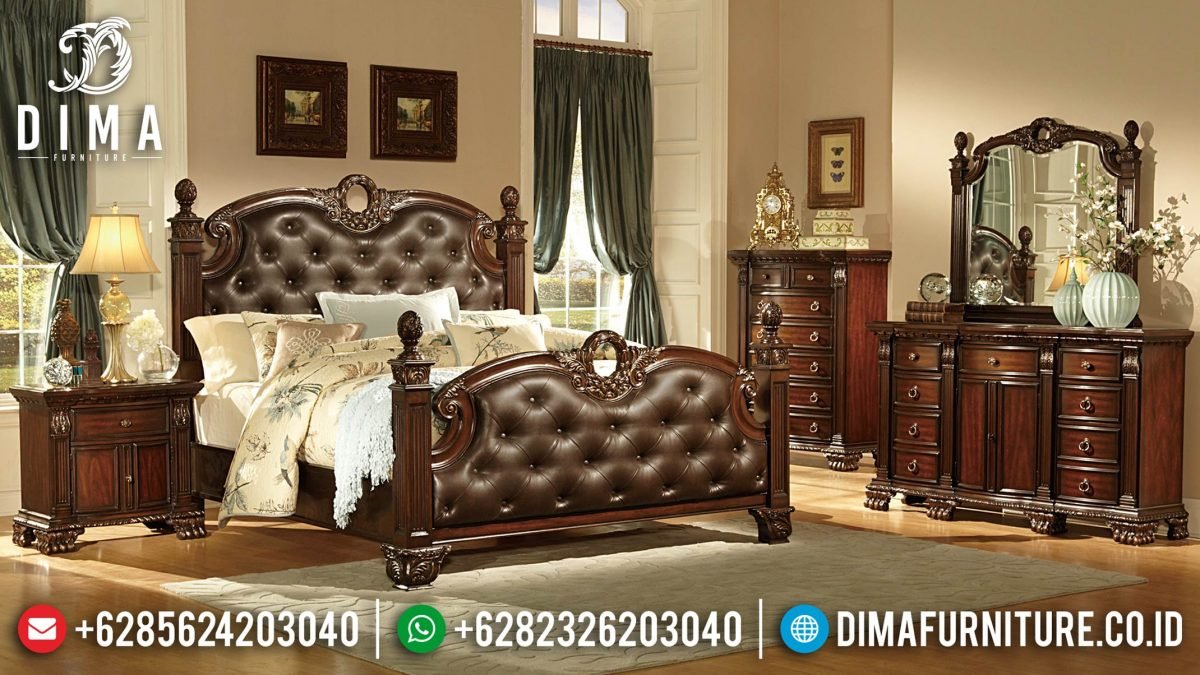 Kamar Set Mewah Minimalis Jati Ukiran Jepara Terbaru Natural ST-0435 Kamar Set Mewah Minimalis Jati Ukiran Jepara Terbaru Natural ST-0435