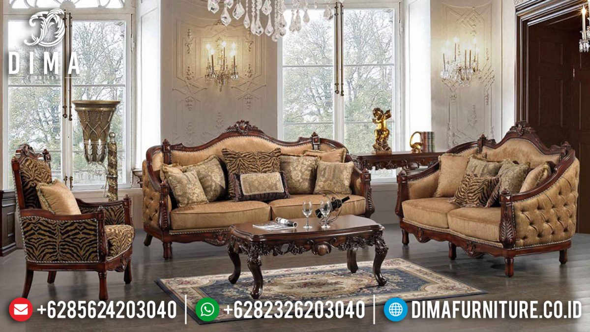 Set Kursi Sofa Tamu Mewah Jepara Terbaru Natural Finish ST-0442 Set Kursi Sofa Tamu Mewah Jepara Terbaru Natural Finish ST-0442