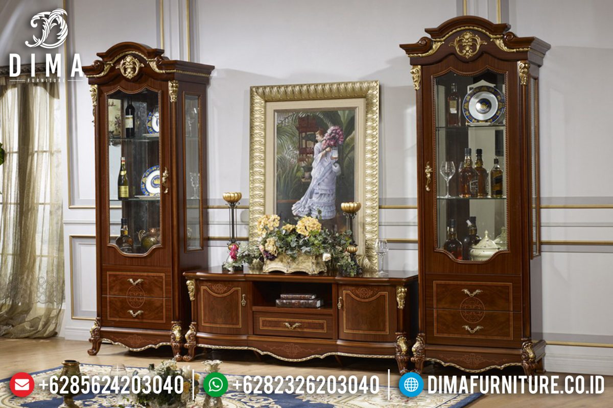 Bufet TV Jati Ukiran Jepara, Bufet TV Mewah Klasik, Lemari Hias Mewah Terbaru ST-0494 | Sofa Tamu Jepara - Dima Furniture Bufet TV Jati Ukiran Jepara, Bufet TV Mewah Klasik, Lemari Hias Mewah Terbaru ST-0494
