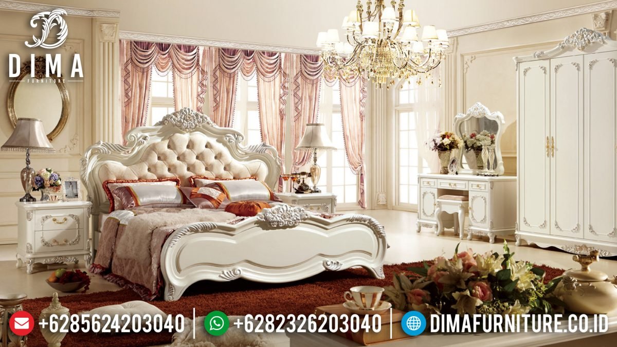 Kamar Set Mewah Jepara Ukiran Klasik Terbaru Duco Ivory ST-0509 Kamar Set Mewah Jepara Ukiran Klasik Terbaru Duco Ivory ST-0509