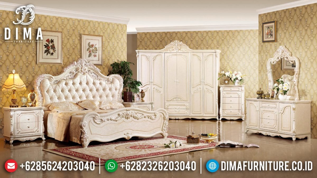 Set Kamar Tidur Mewah Klasik Duco Ivory Terbaru Ukiran Jepara ST-0510 Set Kamar Tidur Mewah Klasik Duco Ivory Terbaru Ukiran Jepara ST-0510