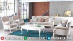 Sofa Tamu Minimalis Jepara Terbaru Full Cover Mewah Orlando ST-0523
