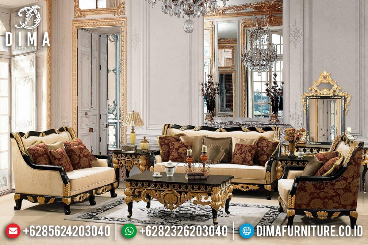 Furniture Jepara Set Sofa Tamu Mewah Jepara Natural Gold Jasco ST-0541 | Sofa Tamu Jepara - Dima Furniture Furniture Jepara Set Sofa Tamu Mewah Jepara Natural Gold Jasco ST-0541