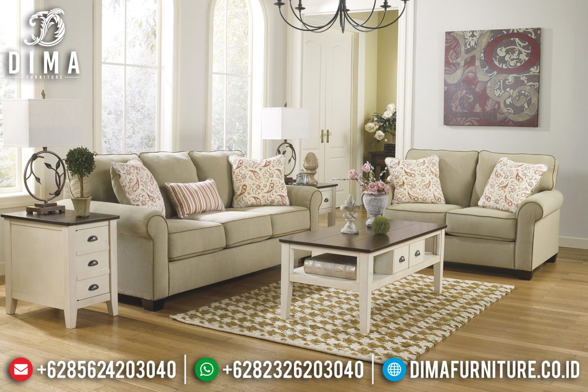 Sofa Tamu Jepara Terbaru Minimalis Mewah Canvas Cream ST-0539 | Sofa Tamu Jepara - Dima Furniture Sofa Tamu Jepara Terbaru Minimalis Mewah Canvas Cream ST-0539
