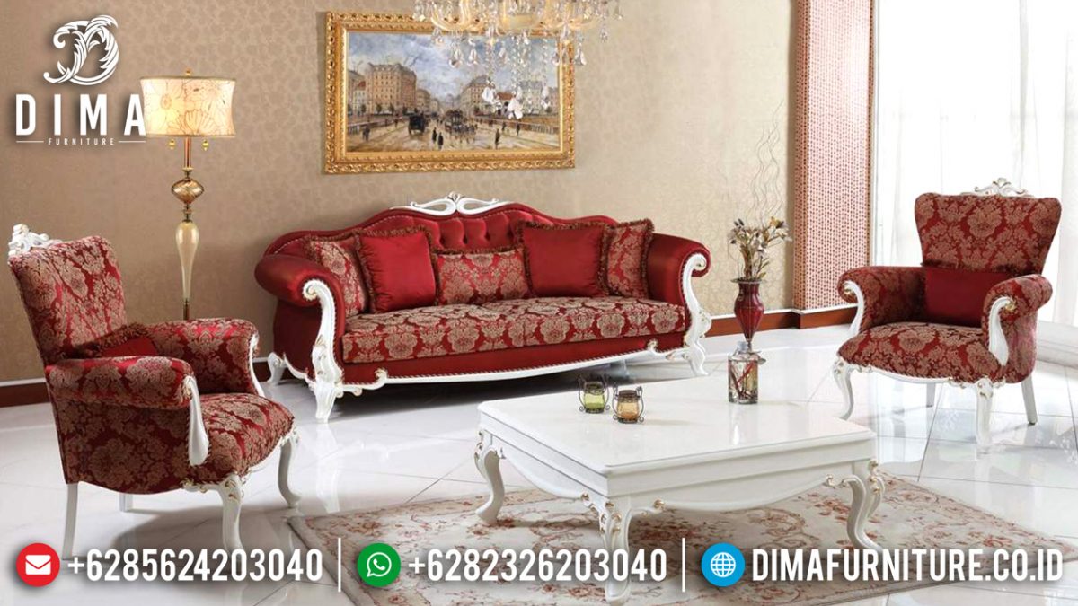 Mebel Jepara Terbaru Set Sofa Tamu Mewah Duco Classic Zirve Kirmizi ST-0581 | Sofa Tamu Jepara - Dima Furniture Mebel Jepara Terbaru Set Sofa Tamu Mewah Duco Classic Zirve Kirmizi ST-0581
