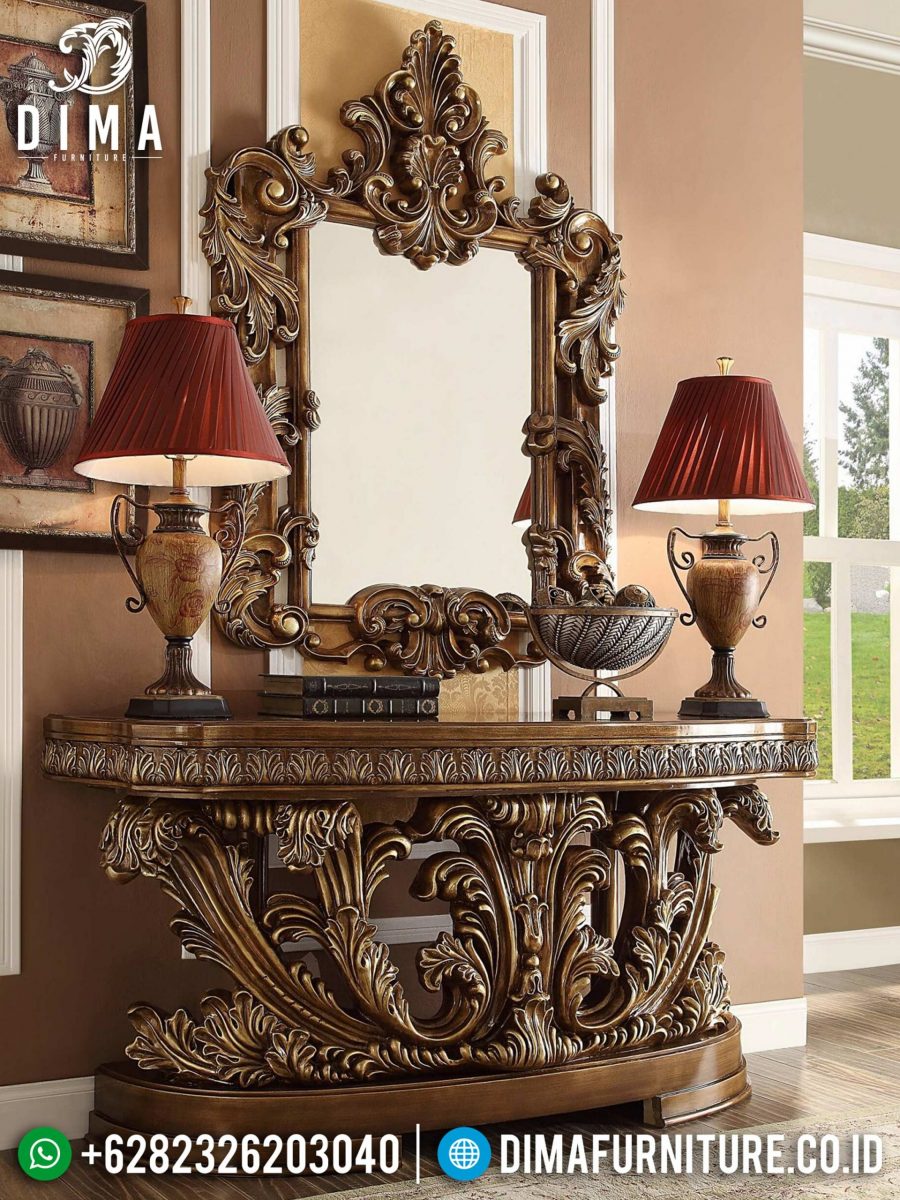 Marbella Classic Set Meja Konsol Jepara Mewah Ukiran Terbaru Duco ST-0609 | Sofa Tamu Jepara - Dima Furniture Marbella Classic Set Meja Konsol Jepara Mewah Ukiran Terbaru Duco ST-0609