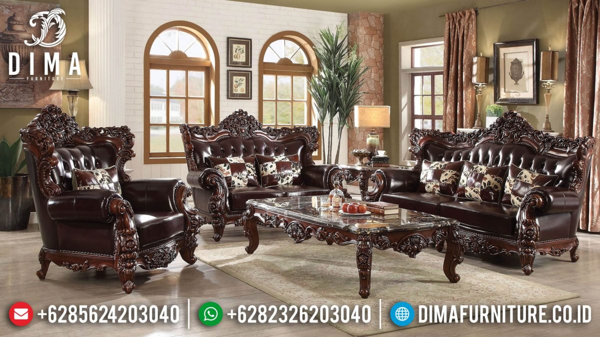 Jual Kursi Sofa Tamu Mewah Jepara Klasik Ukiran Terbaru Violin ST-0621