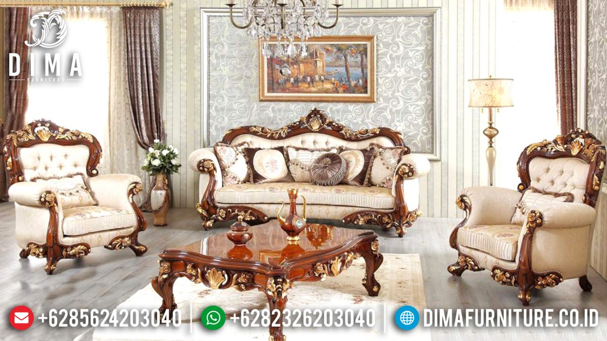 Jual Kursi Sofa Tamu Jepara Mewah Klasik Jati Harput Klasik Koltuk ST-0632 Jual Kursi Sofa Tamu Jepara Mewah Klasik Jati Harput Klasik Koltuk ST-0632
