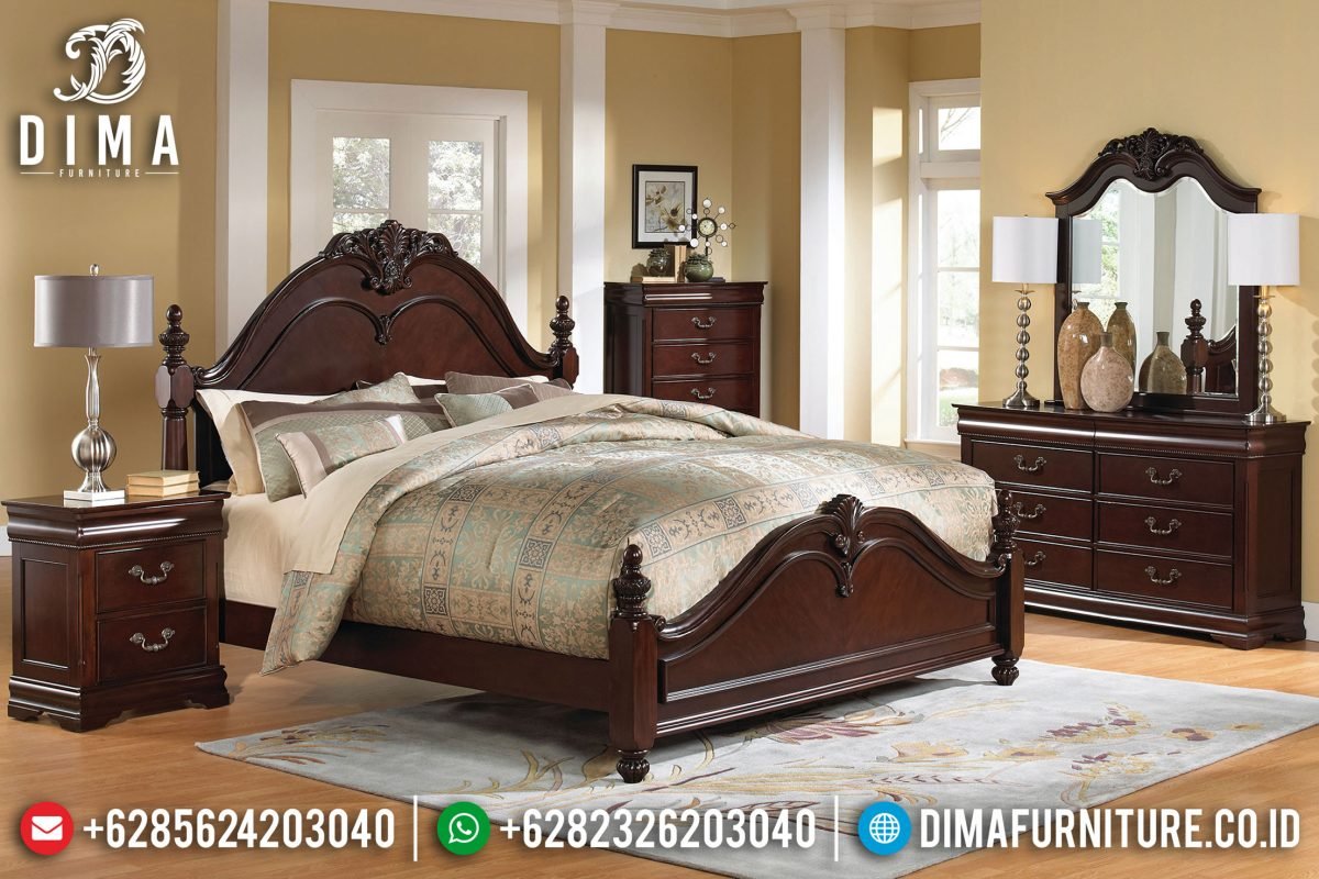 Terbaru! Tempat Tidur Mewah Jepara Jati Ukiran Minimalis Fitri ST-0659 Terbaru! Tempat Tidur Mewah Jepara Jati Ukiran Minimalis Fitri ST-0659