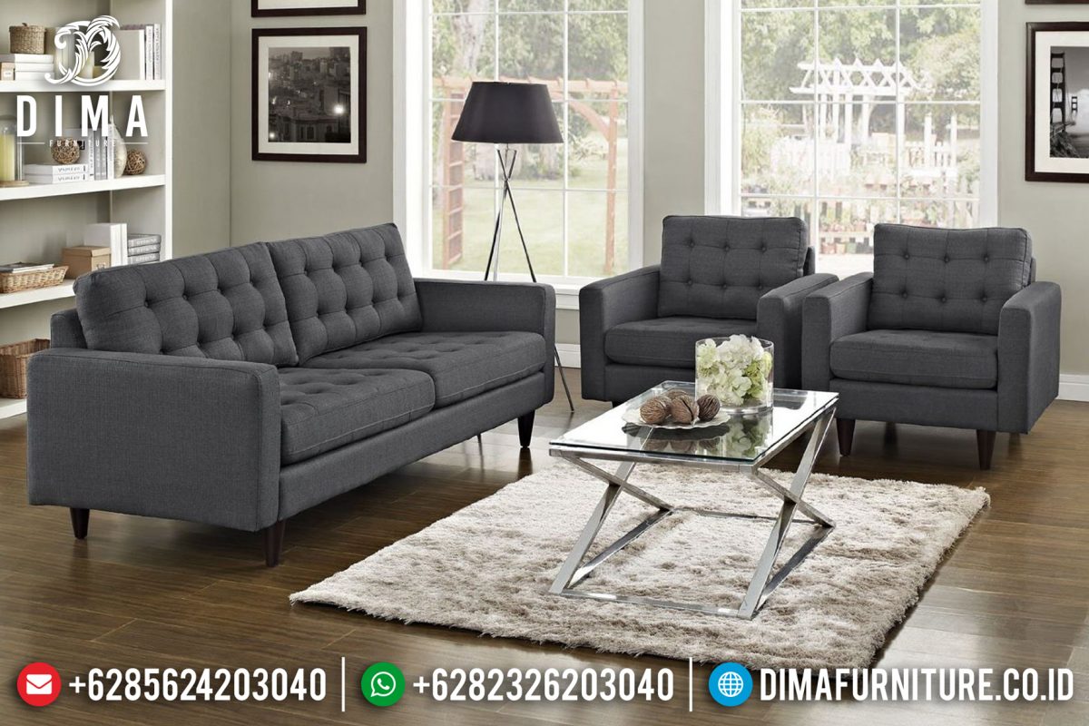 Lexmod Modern Set Sofa Tamu Minimalis Jepara Fabric Custom Color ST-0667