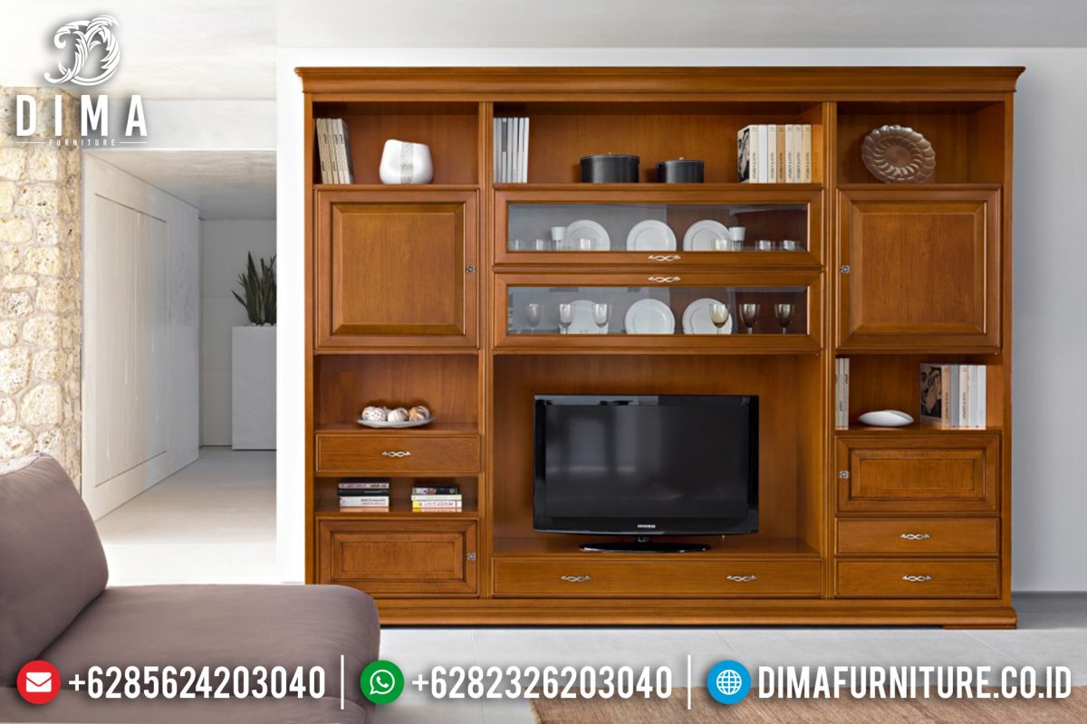 Bufet TV Minimalis Jati, Bufet TV Jepara, Lemari Hias Jati Murah ST-0679 | Sofa Tamu Jepara - Dima Furniture Bufet TV Minimalis Jati, Bufet TV Jepara, Lemari Hias Jati Murah ST-0679