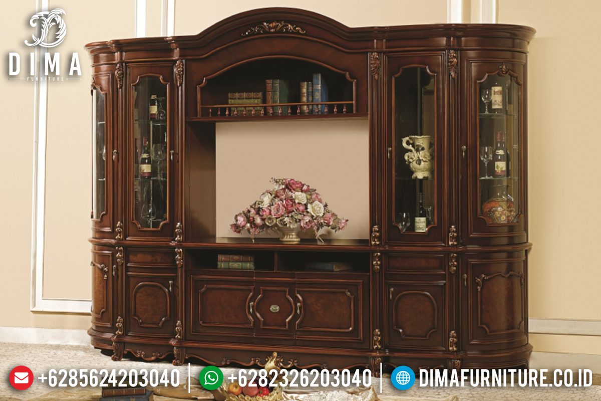 Bufet Tv Jati Mewah Klasik Model Terbaru SK-0720 | Sofa Tamu Jepara - Dima Furniture Bufet Tv Jati Mewah Klasik Model Terbaru SK-0720