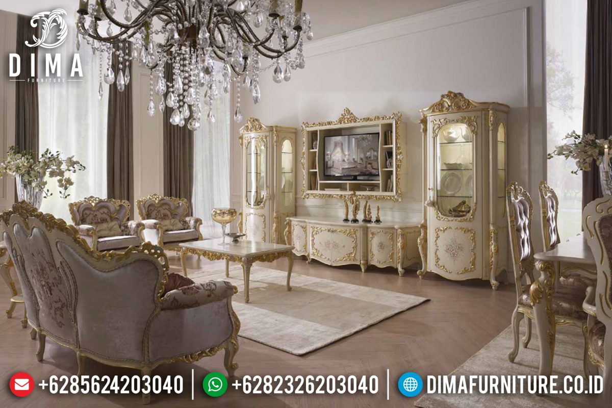 Set Bufet Tv Model Eropa Mewah Ukir Jepara Terbaru ST-0761