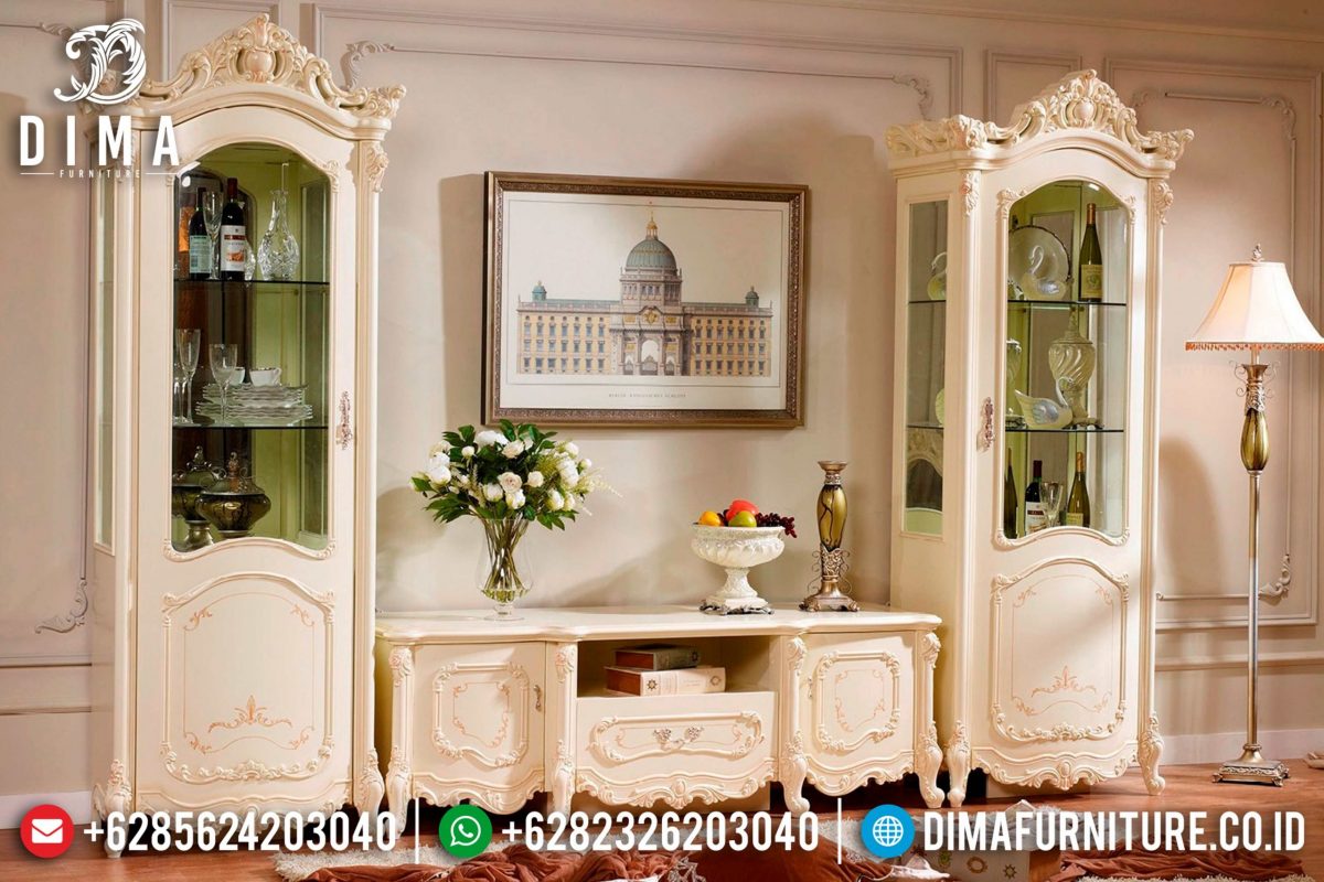 Set Bufet Tv Ukir Mewah Mebel Jepara Terbaru ST-0762