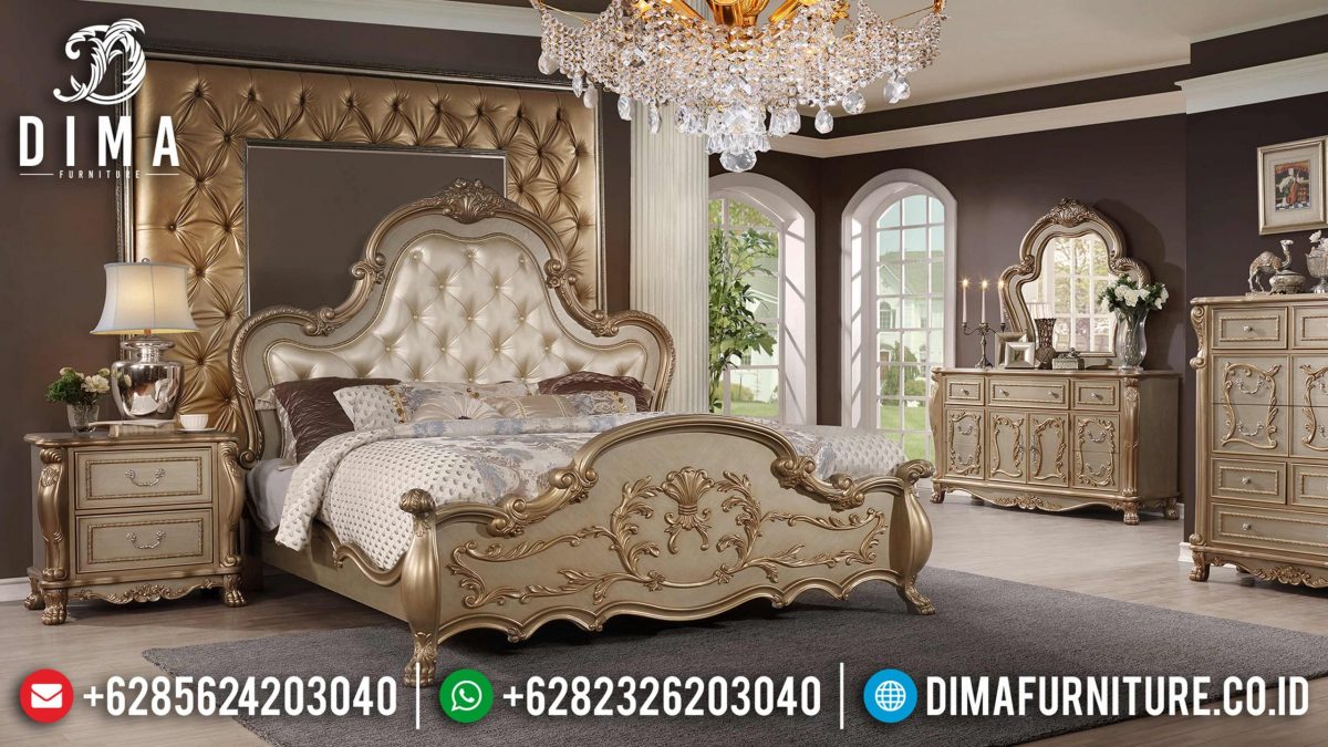 Set Kamar Tidur Klasik Modern Duco Mewah Terbaru ST-0745