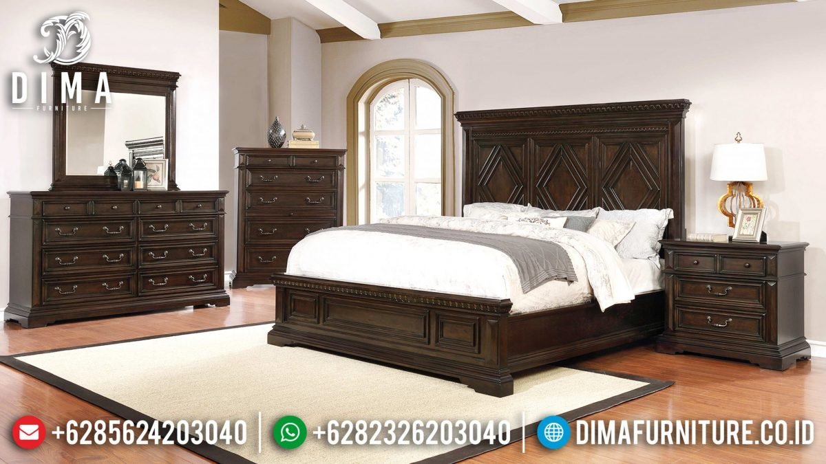 Set Tempat Tidur Jati Minimalis Modern Terbaru ST-0747 Set Tempat Tidur Jati Minimalis Modern Terbaru ST-0747