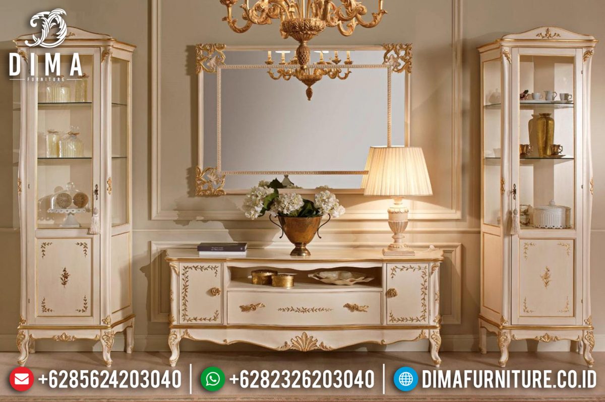 Set Bufet Tv Mewah Duco Klasik Mebel Jepara Terbaru ST-0787 | Sofa Tamu Jepara - Dima Furniture Set Bufet Tv Mewah Duco Klasik Mebel Jepara Terbaru ST-0787