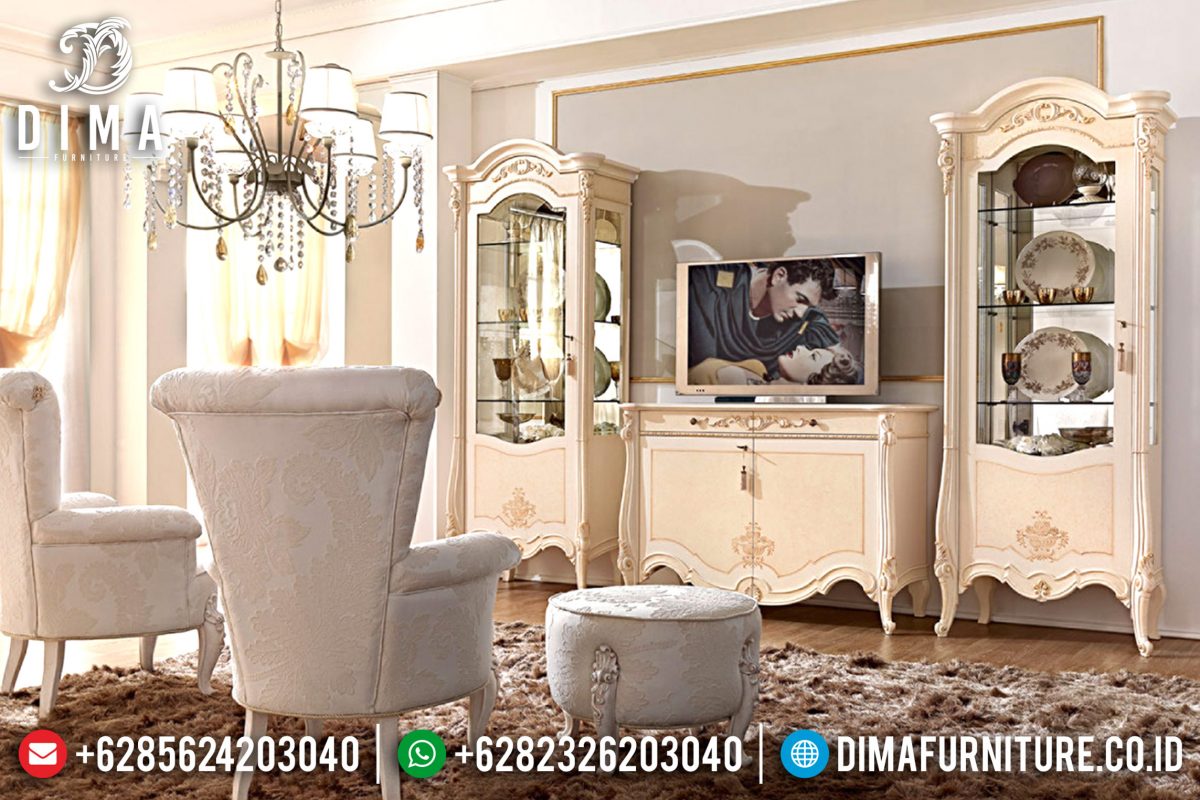 Set Bufet Tv Ukir Jepara Klasik Mewah Terbaru ST-0789 | Sofa Tamu Jepara - Dima Furniture Set Bufet Tv Ukir Jepara Klasik Mewah Terbaru ST-0789