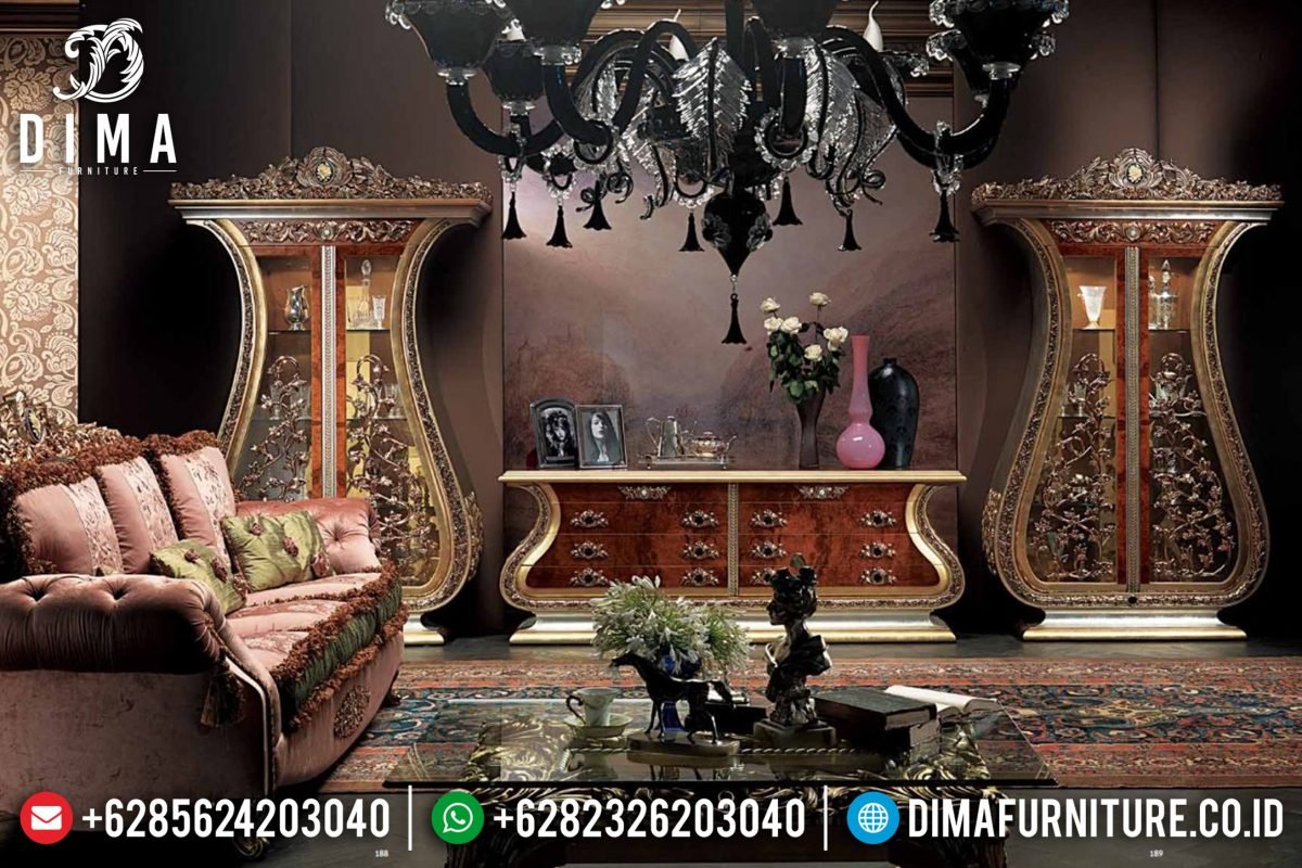 Set Bufet Tv Ukir Klasik Model Eropa Mewah Terbaru ST-0801 Set Bufet Tv Ukir Klasik Model Eropa Mewah Terbaru ST-0801