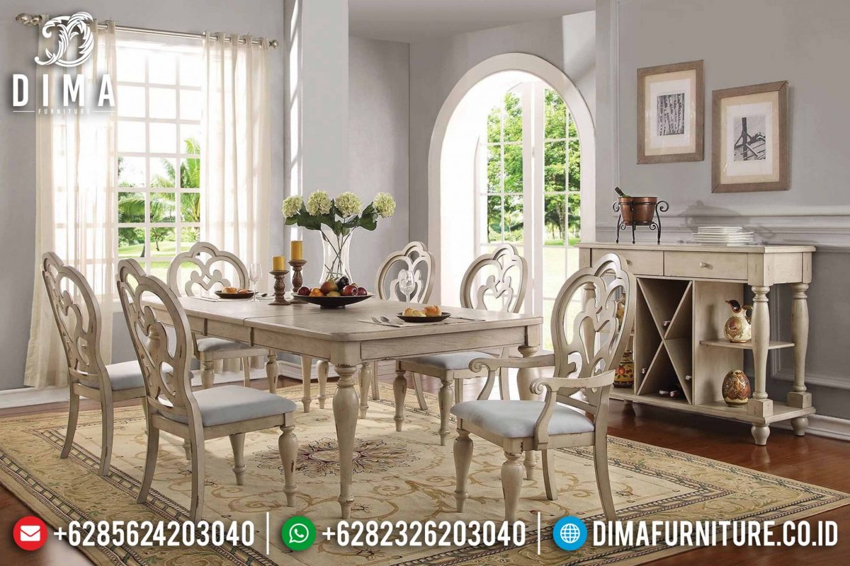 Set Meja Kursi Makan Modern Mebel Jepara Terbaru ST-0792