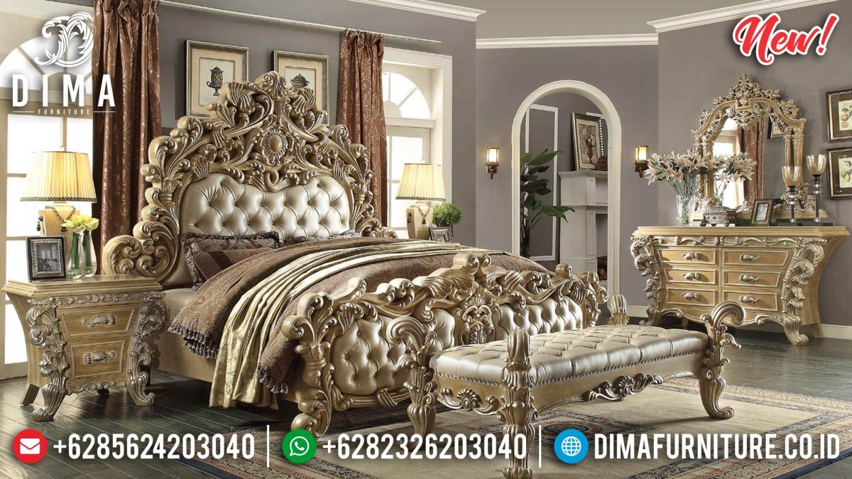 New Set Tempat Tidur Jepara Ornamen Ukir Klasik ST-0867 | Sofa Tamu Jepara - Dima Furniture New Set Tempat Tidur Jepara Ornamen Ukir Klasik ST-0867
