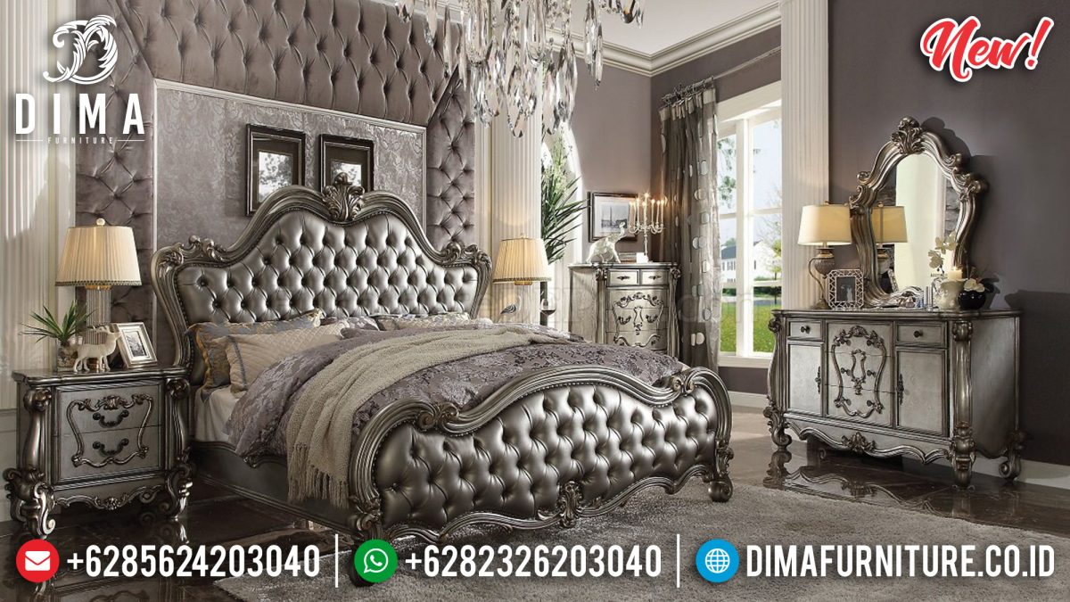 Super Luxury Kamar Set Mewah Victorian Silver ST-0869 | Sofa Tamu Jepara - Dima Furniture Super Luxury Kamar Set Mewah Victorian Silver ST-0869
