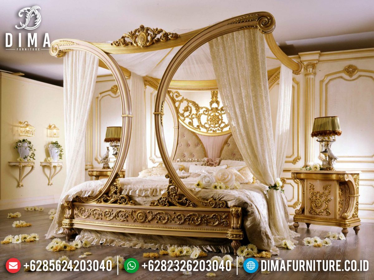 Furniture Jepara Tempat Tidur Mewah Gaya Princes Inggris Ukiran Mewah ST-0883 | Sofa Tamu Jepara - Dima Furniture Furniture Jepara Tempat Tidur Mewah Gaya Princes Inggris Ukiran Mewah ST-0883