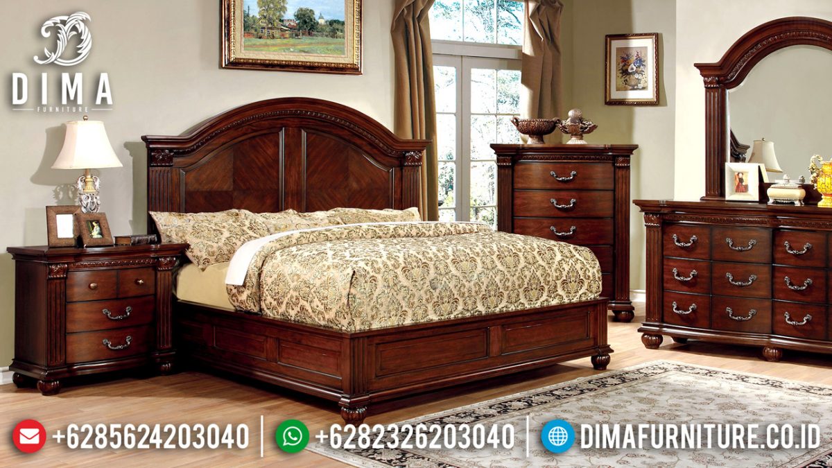 Jual 1 Set Tempat Tidur Jepara Jati Minimalis Natural Finish ST-2021 | Sofa Tamu Jepara - Dima Furniture Jual 1 Set Tempat Tidur Jepara Jati Minimalis Natural Finish ST-2021